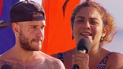 Adrián Rodríguez y Saray Montoya, ya exconcursantes de 'Supervivientes 2018'.