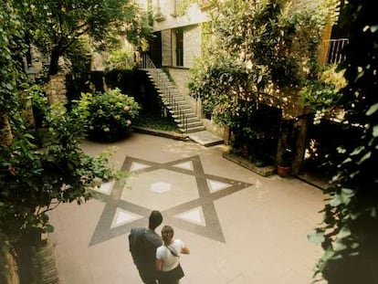 Patio del Centre Bonastruc Ça Porta, el museo de historia judía.