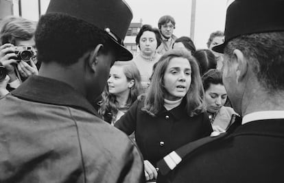 Gisèle Halimi durante el proceso de Bobigny, en 1972.