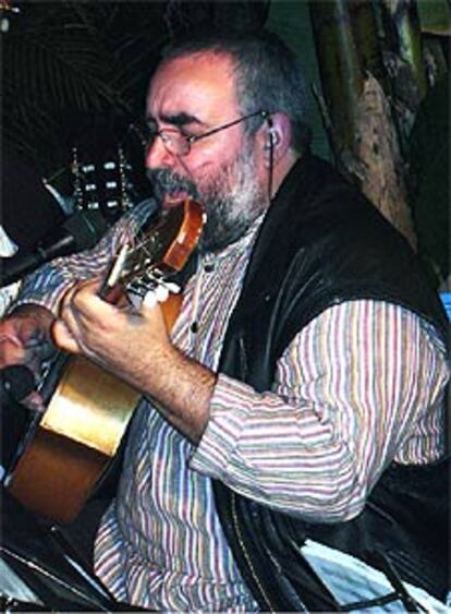 Pedro Luis Ferrer, durante su concierto del sábado en La Habana.