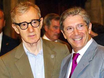Woody Allen con Joan Pera.