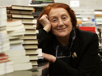 Rosa Regás, en la Biblioteca Nacional.