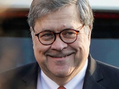 El fiscal general de EE UU, William Barr.