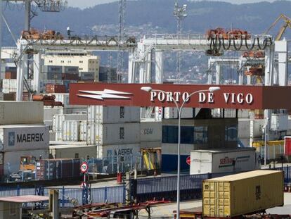 Galician port of Vigo.