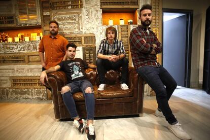 Los miembros de Supersubmarina. 