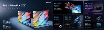 Características de la Redmi Smart TV X 2022