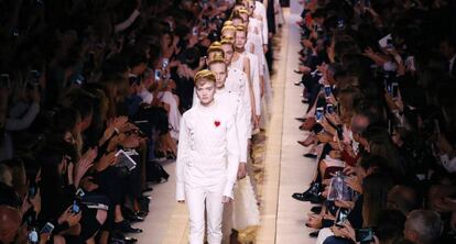 Desfile de Christian Dior en París, el 30 de septiembre.