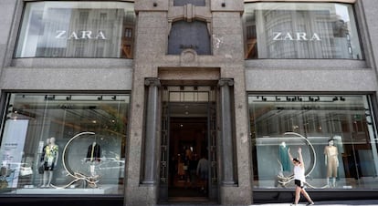 Vista de un establecimiento del grupo Inditex. 