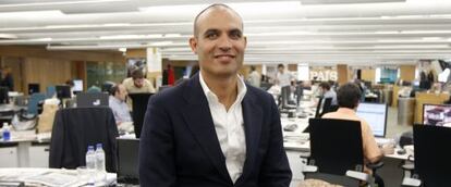 Bernardo Hernández, cofundador de Idealista, en la redacción de El País.