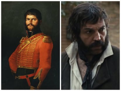 A Juan Martín Díez le conocimos en el primer capítulo de la serie, cuando los agentes del Ministerio debían salvar su vida. Él no era otro que el ‘Empecinado’, un militar vallisoletano que se convirtió en héroe de la Guerra de la Independencia, aquella que, entre 1808 y 1814, enfrentó a España contra las tropas de ocupación napoleónicas. Se cuenta que después de que una joven de su pueblo fuera violada por un soldado francés, el 'Empecinado' lo ajustició y decidió crear una guerrilla que, tras múltiples victorias, se integró en el ejército español. Tras la expulsión de las tropas francesas, juró la Constitución de Cádiz, ascendió a capitán general y Goya le pintó un retrato (imagen de la izquierda). Sin embargo, cuando el rey Fernando VII quiso volver a la senda absolutista, el 'Empecinado' se negó a seguirle y finalmente fue ahorcado en 1825 por orden real.