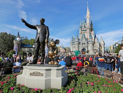 El área donde se encuentra Disney World en Florida es materia de la disputa entre la empresa y Ron DeSantis.