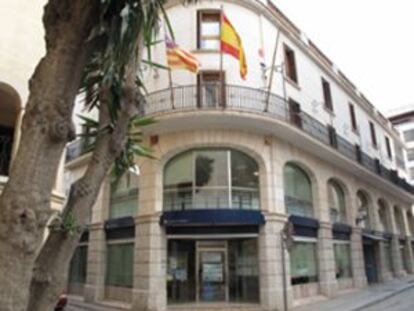 Fachada del Ayuntamiento de Manacor, Mallorca.