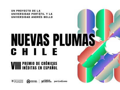 Cartel promocional del Premio Periodístico Nuevas Plumas.