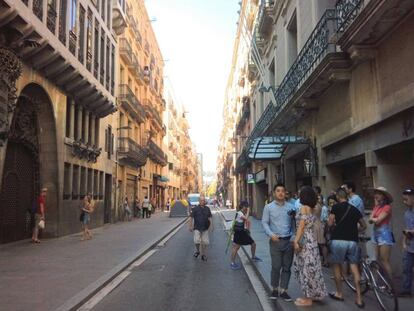 Calle Nou de la Rambla, El Raval. Autor: Josep Xurigué.