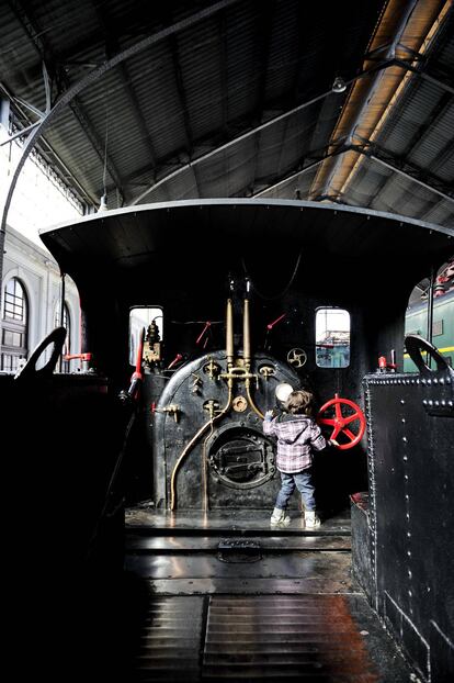 Museo del Ferrocarril, en la estación madrileña de Delicias.