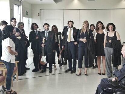 Algunos de los abogados que actuarán en el concierto benéfico Rock & Law 2017