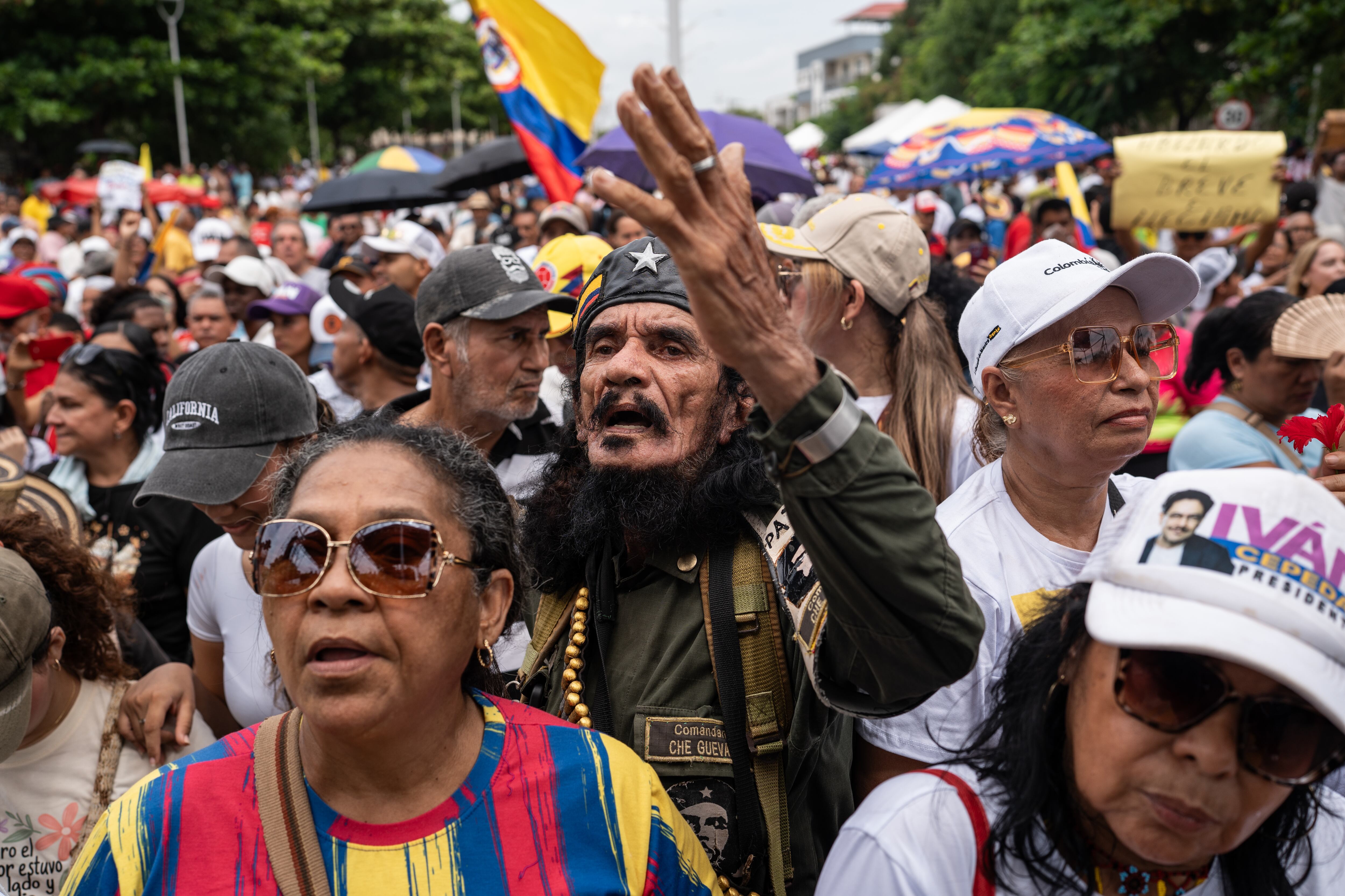Simpatizantes de Iván Cepeda, en Barranquilla.