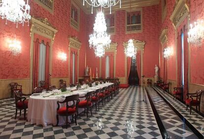 el Salón Dorado de la Llotja.