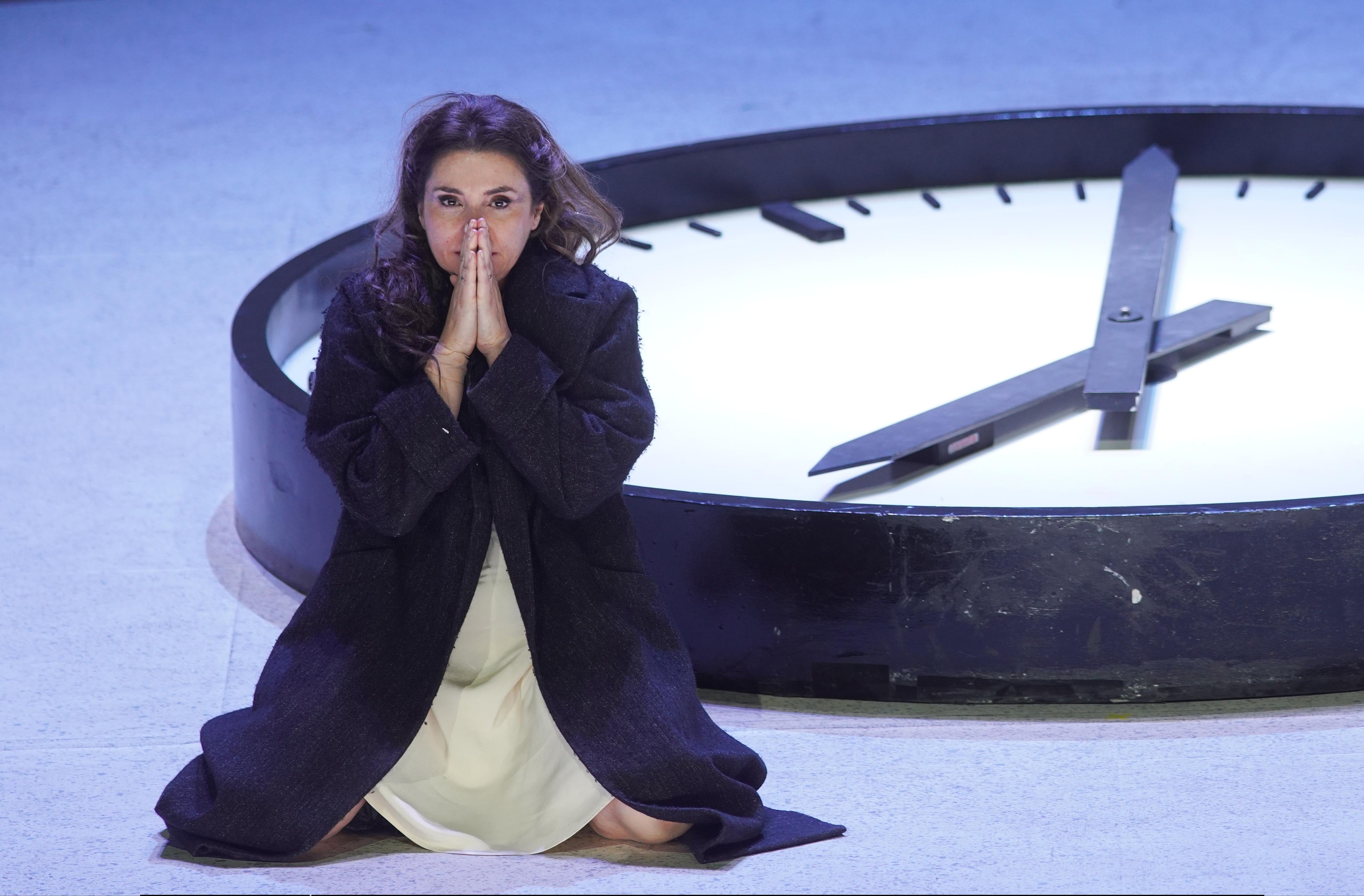 Sabina Puértolas en la función de 'La traviata' en la que sustituyó en el último momento a Nadine Sierra, el 20 de julio de 2025 en el Teatro Real de Madrid.