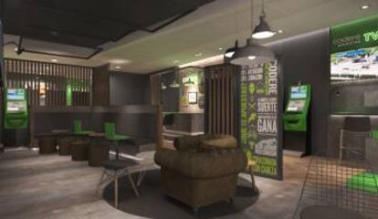Un salón de apuestas de Codere.