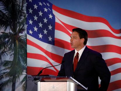 El gobernador de Florida, Ron DeSantis. Marco Bello/File Photo