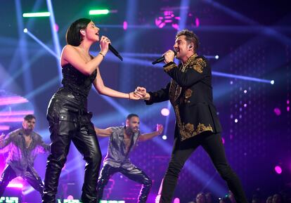 Ángela Aguilar y David Bisbal