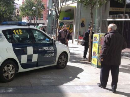 Coche de la Polic&iacute;a Municipal de Madrid. 