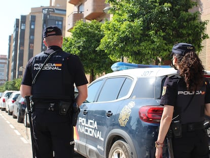 Dos policías nacionales, en una imagen de archivo.