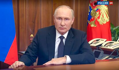 Vladímir Putin, en su discurso del miércoles.