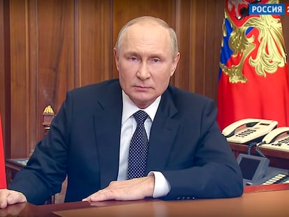 Vladímir Putin, en su discurso del miércoles.