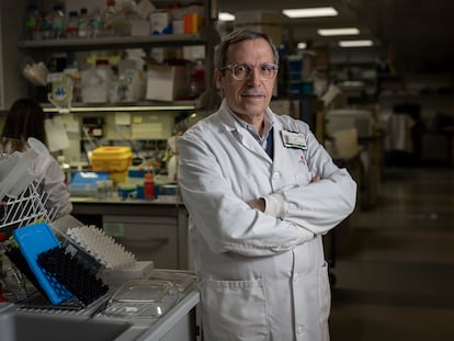 El neurólogo Josep Dalmau, experto en encefalitis, en el Hospital Clínic de Barcelona.