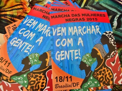 Cartaz da Marcha das Mulheres Negas deste ano.