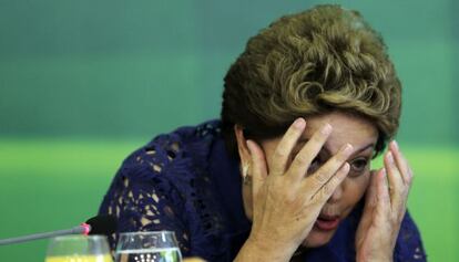 Rousseff, durante un desayuno el pasado diciembre en Brasilia.