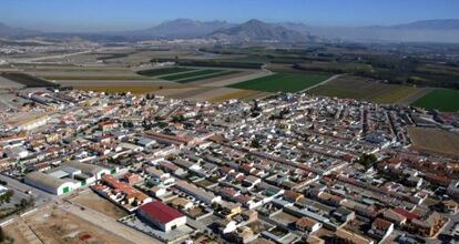 Vista a&eacute;rea de Valderrubio.