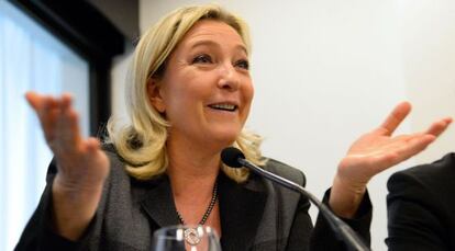 Marine Le Pen, líder del partido ultraderechista francés Frente Nacional