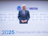 El presidente de Mutua Madrileña, Ignacio Garralda, en la presentación de resultados de 2025.