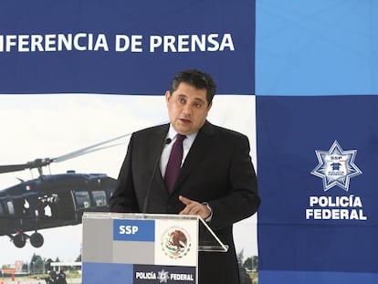 Ramón Eduardo Pequeño García durante una conferencia de prensa en Ciudad de México, en junio de 2011.