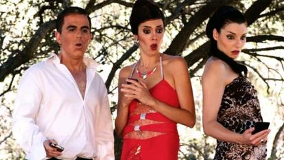 Tres de los protagonistas de la 'webserie' 'Gentejuelas'