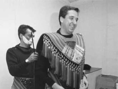 Zaplana disfrazado en las fiestas de moros y cristianos