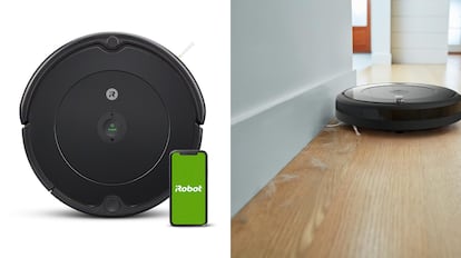 En las ofertas de primavera de Amazon se pueden encontrar buenos chollos como este robot aspirador de la firma iRobot.