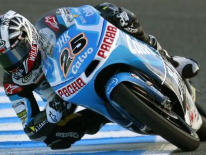 Maverick Viñales, en Jerez.