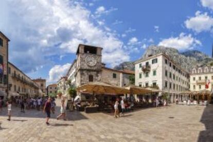 El centro histórico de Kotor, en Montenegro.