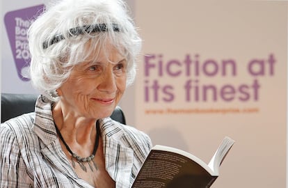 Alice Munro, en 2009 en el Trinity College de Dublín.