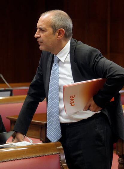 Luis Fernández, en el Senado.