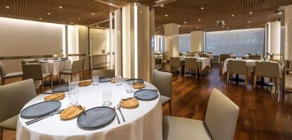 Sala del restaurante, en la calle Alberto Alcocer.