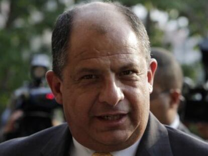 El presidente electo de Costa Rica, Luis Guillermo Solís