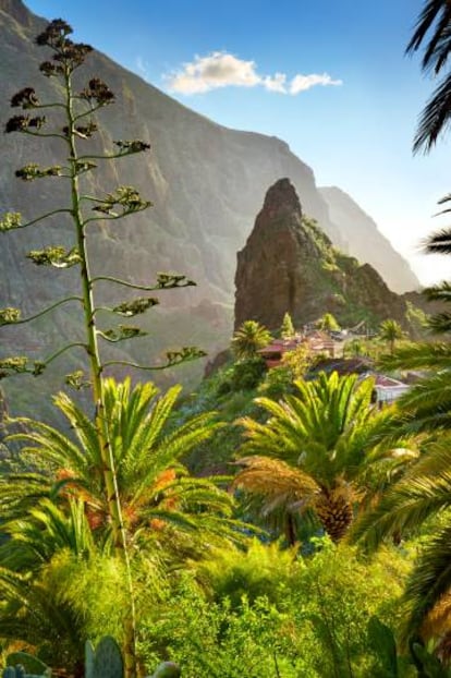 El casero de Masca, en el parque rural de Teno (Tenerife).