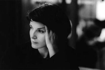 Juliette Binoche, en una imagen de <i>Azul</i>, de Krzysztof Kieslowski.