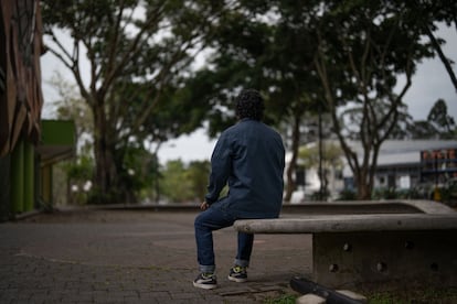 Macuto, un joven nicaragüense exiliado en Costa Rica.