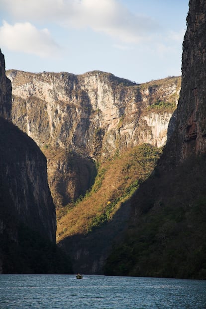 El espectacular cañón del Sumidero.